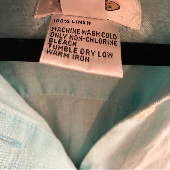 Talbots 100% Linen Button Down - Picture 5 of 7